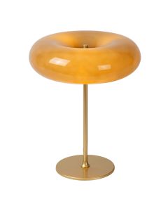 Lampe de table rétro taupe, Sentino, avec interrupteur