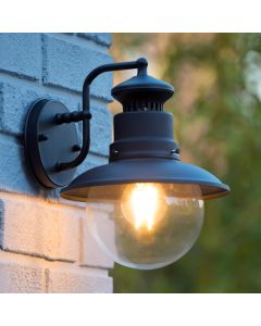 Luminaire extérieur moderne noire, Figo, IP44