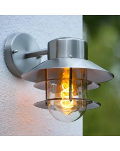 Luminaire extérieur moderne chromée, Zico, IP44