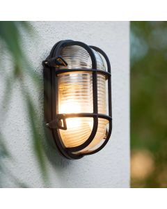 Luminaire extérieur rétro noire, Dudley, IP65