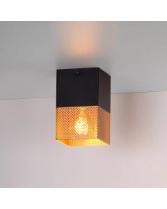 Lampe plafond moderne dorée, Renate