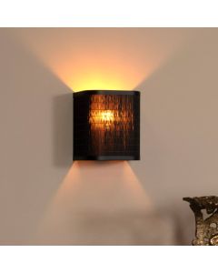 Applique murale en bambou noire, Tagalog