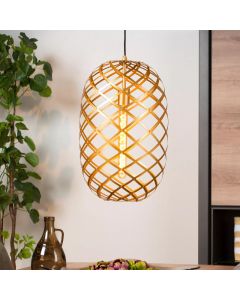 Suspension moderne dorée, Wolfram