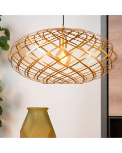 Suspension moderne dorée, Wolfram