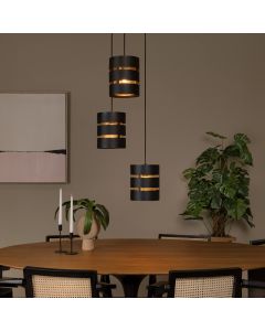Suspension moderne noire, Rosas