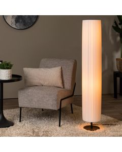 Lampadaire moderne blanc, Fold, avec interrupteur