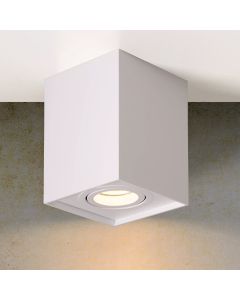 Spot plafond moderne blanc, Tube