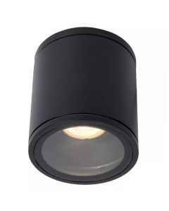 Spot plafond moderne noir, Aven, IP65