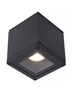 Spot plafond moderne noir, Aven, IP65