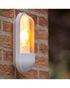 Luminaire extérieur classique blanc, Capsule, IP54