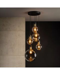 Suspension vintage grise, Julius