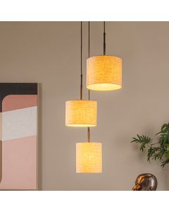 Suspension rustique beige, Maya