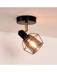 Spot plafond vintage gris, Nila