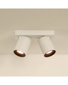 Spot plafond moderne blanc, Nigel