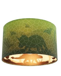 Plafonnier pour enfants vert moderne, Dino