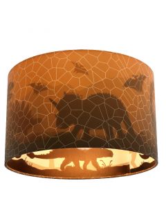 Plafonnier pour enfants orange moderne, Dino