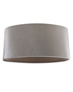 40 cm abat-jour en velours gris ovale, Rody