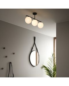 Plafonnier design noir, Grant