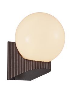 Luminaire extérieur rétro marron, Hayley, IP44