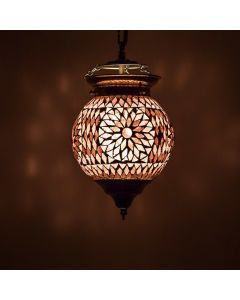Suspension orientale violette mosaïque, Nisrin