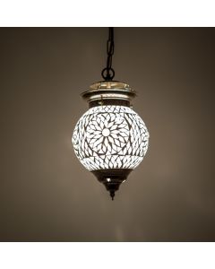 Suspension orientale transparente mosaïque, Nisrin