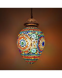 Suspension orientale multicolore mosaïque, Isa