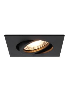 Spot encastré noir en aluminium, Onno