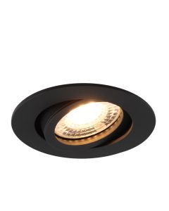 Spot encastré noir en aluminium, Onno