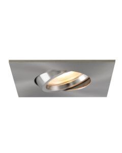 Spot encastré salle de bain nickel en aluminium, Jill, IP44