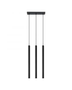 Suspension en aluminium noire, Hillary