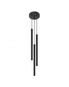 Suspension en aluminium noire, Hillary