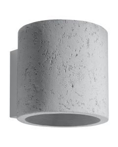 Applique up and down en béton grise, Amely