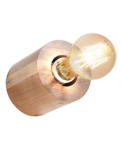 Spot mural en bois marron, Anela