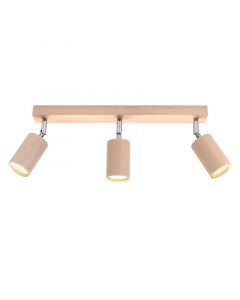 Spot plafond en bois marron, Fredrik