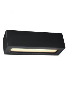Applique up and down en verre noire, Emmaly