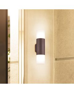 Luminaire extérieur moderne couleur rouille, Fjelso, IP44