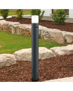 Lampadaire extérieur avec détecteur de mouvement moderne anthracite, Fjelso, IP44