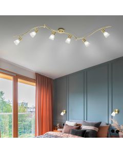 Spot plafond moderne laiton, Gustav