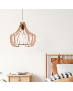 Suspension rustique bois, Valenthina