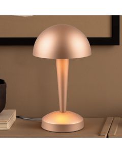 Lampe de table moderne taupe, Delila, avec variateur tactile