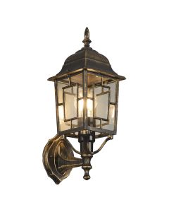 Luminaire extérieur classique couleur rouille, Viyan, IP23