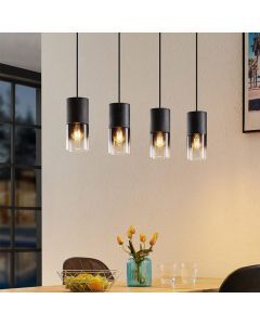 Suspension moderne grise, Amadi