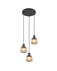 Suspension moderne noire, Meriem