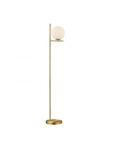 Lampadaire moderne laiton, Silkis, avec interrupteur