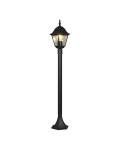 Candélabre extérieur classique noir, Lavina, IP44