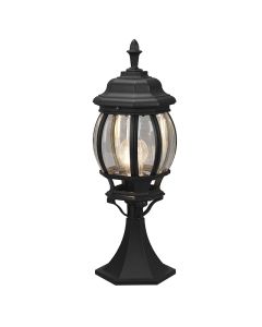Luminaire extérieur classique noir, Evander, IP23