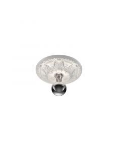 Lampe plafond en plâtre blanche, Mandisa