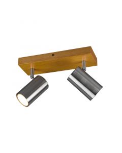 Spot plafond moderne nickel, Kaso