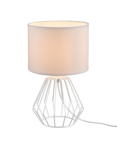 Lampe de table blanche moderne, Kjell