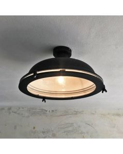 Plafonnier noir industriel, Liga